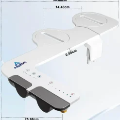 Tranquil Touch Mobilitäts- Und Support-Tools|Gesundheits-Gadgets-Ultradünnes selbstreinigendes Bidet – Premium-Komfort-Toilettenzubehör