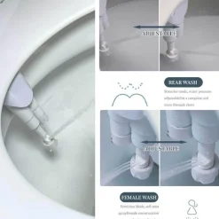 Tranquil Touch Mobilitäts- Und Support-Tools|Gesundheits-Gadgets-Ultraflaches Bidet-Spray – kompaktes Design für einfache Verwendung