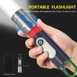 The Outdoor Vault Camping-Werkzeuge|Outdoor-Artikel-Ultrahelle, kompakte LED-Taschenlampe – tragbares Outdoor-Taschenlicht