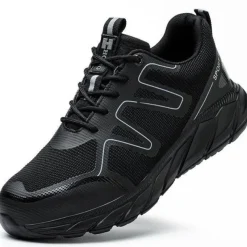 Herren Decor Herrenschuhe-Ultraleichte Sicherheits-Sneaker ohne Schnürung – Strapazierfähige Herrenschuhe