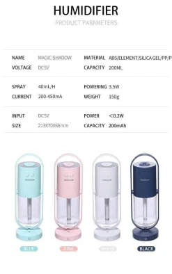 Tranquil Touch Gesundheits-Gadgets|Gesundheits- Und Entspannungstools-Ultraschall-Luftbefeuchter mit negativen Ionen – Luftreiniger – Lösung für frische Luftfeuchte