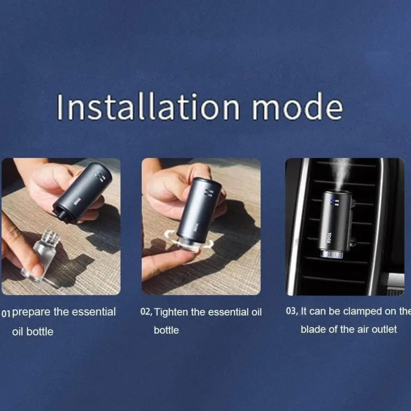 Wild u0026 Free Gear Autopflege|Autozubehör-Ultraschall-Luftbefeuchter fürs Auto – Aromatherapie-Diffusor für die Lüftungsschlitze