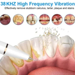 PureGlow Männerpflege|Frauenpflege-Ultraschall-Zahnreiniger-Set – wiederaufladbares Mundpflegesystem