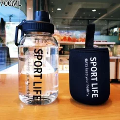 Tom Küche & Esszimmer-Umweltfreundliche Glaswasserflasche – Tragbares Trinkgeschirr für den Außenbereich