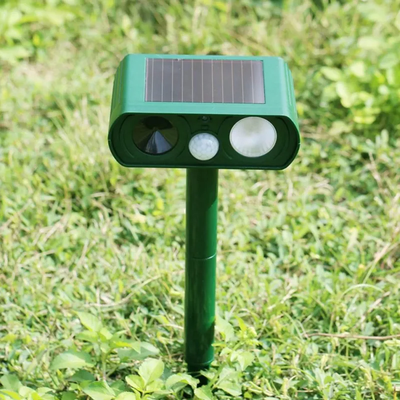 Gear Up u0026 Go Outdoor-Artikel|Outdoor-Gadgets-Umweltfreundlicher Ultraschall-Solar-Tierabwehrgerät - Schädlingsbekämpfungsgerät