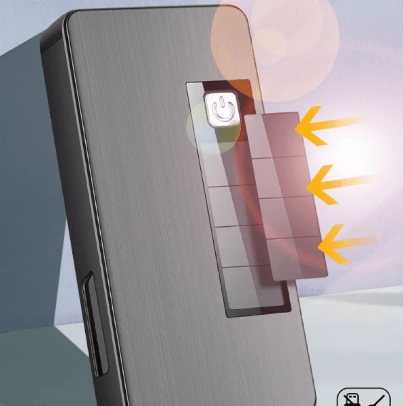 Gear Up u0026 Go Outdoor-Gadgets|Outdoor-Artikel-Umweltfreundliches Solarfeuerzeug – wiederaufladbar, Glücksdrachen-Design