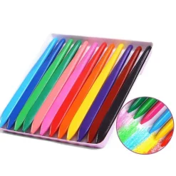 The Decor Haven Babyspielzeug-Ungiftige farbige Zeichenstifte – Sicheres Kunstzubehör für Kinder