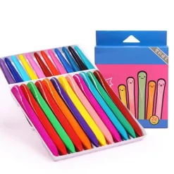 The Decor Haven Babyspielzeug-Ungiftige farbige Zeichenstifte – Sicheres Kunstzubehör für Kinder