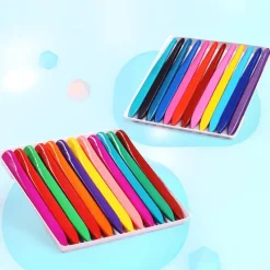 The Decor Haven Babyspielzeug-Ungiftige farbige Zeichenstifte – Sicheres Kunstzubehör für Kinder