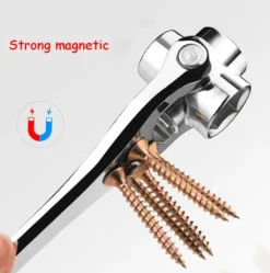 Roam Ready Autozubehör|Automobilindustrie-Universal 360-Steckschlüssel – Vielseitiges Reparaturwerkzeug