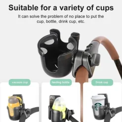 Kinder The Decor Haven Kinderwagen & Zubehör-Universal-Telefonhalter für Kinderwagenbecher – Zubehör für den Eltern-Organizer