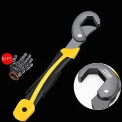 Cozy Living Autozubehör|Automobilindustrie-Universal-Verstellschlüssel – Selbstspannendes Griffwerkzeug