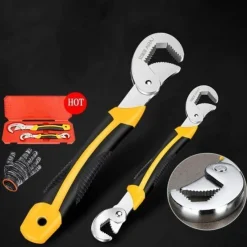 Cozy Living Autozubehör|Automobilindustrie-Universal-Verstellschlüssel – Selbstspannendes Griffwerkzeug