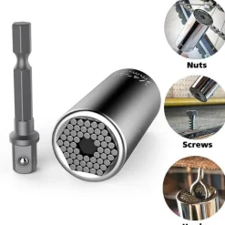 Cozy Living Heimwerkzeuge-Universal-Zylinder-Steckschlüsselwerkzeug – Vielseitiger Adapter für Hardware