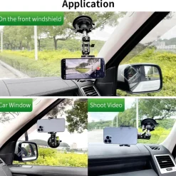 Wild u0026 Free Gear Autozubehör|Automobilindustrie-Universelle Autotelefonhalterung - Superstarke Saughalterung