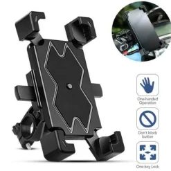 Wilderness Haven Fahrräder & Verkehr|Outdoor-Artikel-Universelle Fahrrad-Telefonhalterung – 360° verstellbare Smartphone-Halterung