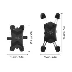 Wilderness Haven Fahrräder & Verkehr|Outdoor-Artikel-Universelle Fahrrad-Telefonhalterung – 360° verstellbare Smartphone-Halterung