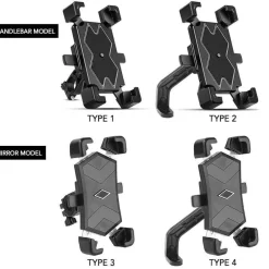 Wilderness Haven Fahrräder & Verkehr|Outdoor-Artikel-Universelle Fahrrad-Telefonhalterung – 360° verstellbare Smartphone-Halterung