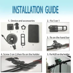 Wild u0026 Free Gear Autozubehör|Automobilindustrie-Universeller GPS-Tachometer – Digitale Fahrzeuggeschwindigkeitsanzeige