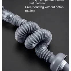 Tranquil Waters Badezimmer|Küche & Esszimmer-Universelles Überlauf-Ablaufset – 360 Easy Disposer Solution