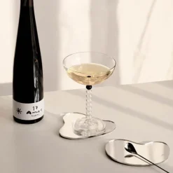 The Culinary Kit Küche & Esszimmer-Unregelmäßige verspiegelte Untersetzer – stilvolle moderne Wohndekoration