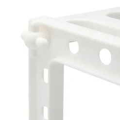 The Decor Haven Küche & Esszimmer-Untertisch-Organizer-Regal – verstellbare, platzsparende Aufbewahrungslösung