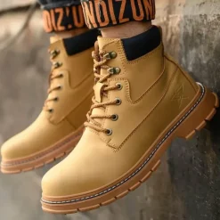 Herren PureGlow Herrenschuhe|Männerpflege-Unzerstörbare Winterstiefel – Survival Armor Footwear