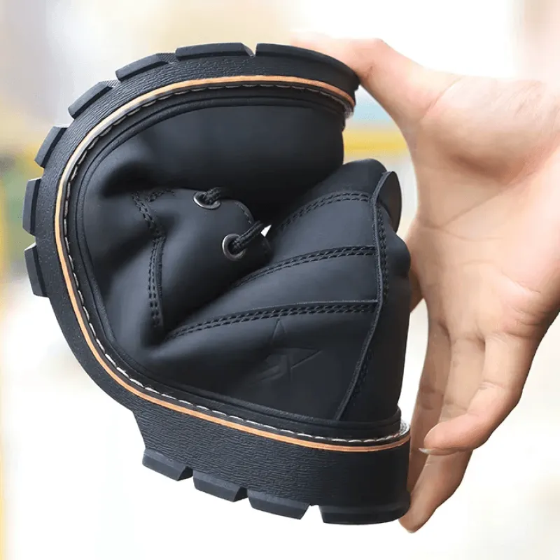 Herren PureGlow Herrenschuhe|Männerpflege-Unzerstörbare Winterstiefel – Survival Armor Footwear