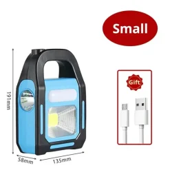 Wild u0026 Free Gear Camping-Werkzeuge|Outdoor-Artikel-USB wiederaufladbare Solar-Campinglaterne Power Bank - Tragbares Außenlicht