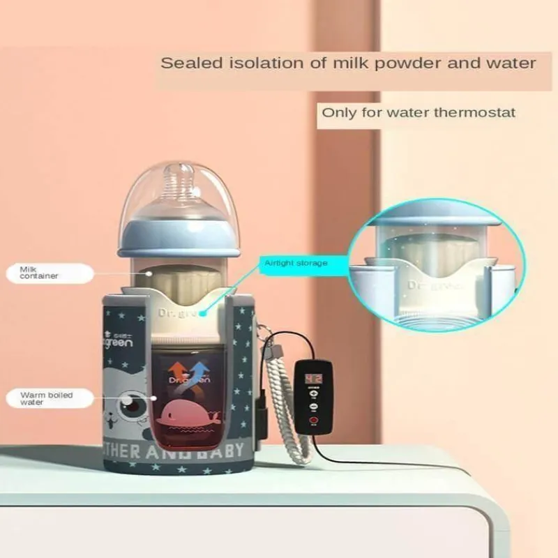Kinder Little Nest Kinderwagen & Zubehör-USB-Babyflaschenwärmer – Tragbarer elektrischer Milchwärmer