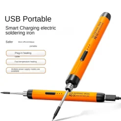 The Decor Haven Heimwerkzeuge-USB-Lötkolben-Kit – Tragbares DIY-Elektronikwerkzeug