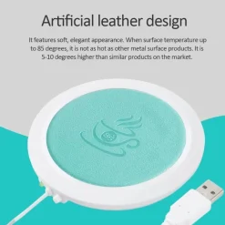The Decor Haven Küche & Esszimmer-USB-Tassenwärmer – Tragbare Getränkewärmmatte