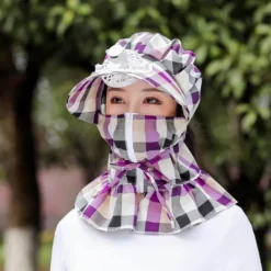 Wilderness Haven Outdoor-Artikel|Camping Im Freien-UV-Schutz-Wickelhut mit Ventilator – Anti-Staub-Sonnenhut für den Außenbereich