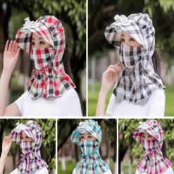 Wilderness Haven Outdoor-Artikel|Camping Im Freien-UV-Schutz-Wickelhut mit Ventilator – Anti-Staub-Sonnenhut für den Außenbereich