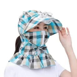 Wilderness Haven Outdoor-Artikel|Camping Im Freien-UV-Schutz-Wickelhut mit Ventilator – Anti-Staub-Sonnenhut für den Außenbereich