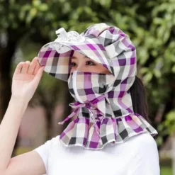 Wilderness Haven Outdoor-Artikel|Camping Im Freien-UV-Schutz-Wickelhut mit Ventilator – Anti-Staub-Sonnenhut für den Außenbereich