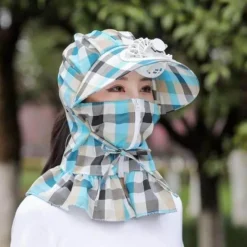 Wilderness Haven Outdoor-Artikel|Camping Im Freien-UV-Schutz-Wickelhut mit Ventilator – Anti-Staub-Sonnenhut für den Außenbereich