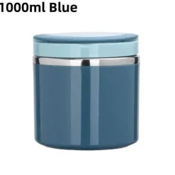 Tom Küche & Esszimmer-Vakuum-Suppenschüssel aus Edelstahl – tragbare, versiegelte Lunchbox mit Griff