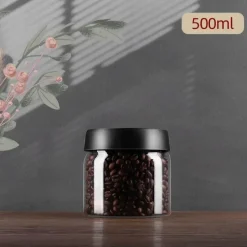 Tom Küche & Esszimmer-Vakuumversiegelter Kaffeebohnenbehälter aus Glas zur Frischhaltung in der Küche zu Hause