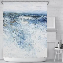 Aqua Essence Badezimmer-Van Gogh Duschvorhang - Künstlerisches Badezimmerdekor