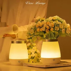 Bright Accents Beleuchtung-Vase Nachtlampe - Dekoratives Tischlicht