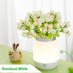 Bright Accents Beleuchtung-Vase Nachtlampe - Dekoratives Tischlicht