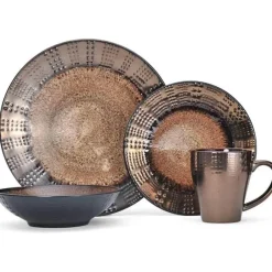 Tom Küche & Esszimmer-Verona 16-teiliges Geschirrset in verschiedenen Farben für elegantes Essen