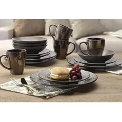Tom Küche & Esszimmer-Verona 16-teiliges Geschirrset in verschiedenen Farben für elegantes Essen