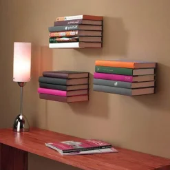 Cozy Living Wohndeko|Möbel-Versteckte Regalhalterung zur Wandmontage – 2er-Pack