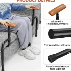 Tranquil Touch Mobilitäts- Und Support-Tools|Gesundheits-Gadgets-Verstellbare Couch-Hilfsschiene für Senioren – Sicherheits-Stehhilfe
