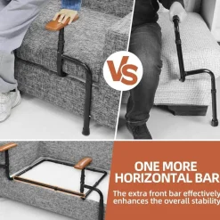 Tranquil Touch Mobilitäts- Und Support-Tools|Gesundheits-Gadgets-Verstellbare Couch-Hilfsschiene für Senioren – Sicherheits-Stehhilfe