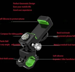 Decor Fahrräder & Verkehr-Verstellbare Fahrradleuchte und Telefonhalterung