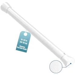 Room to Spare Aufbewahrung Und Organisation|Badezimmer-Verstellbare Gardinenstange mit Federspannung, ohne Bohren, Stange für den Schrank