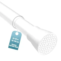 Room to Spare Aufbewahrung Und Organisation|Badezimmer-Verstellbare Gardinenstange mit Federspannung, ohne Bohren, Stange für den Schrank